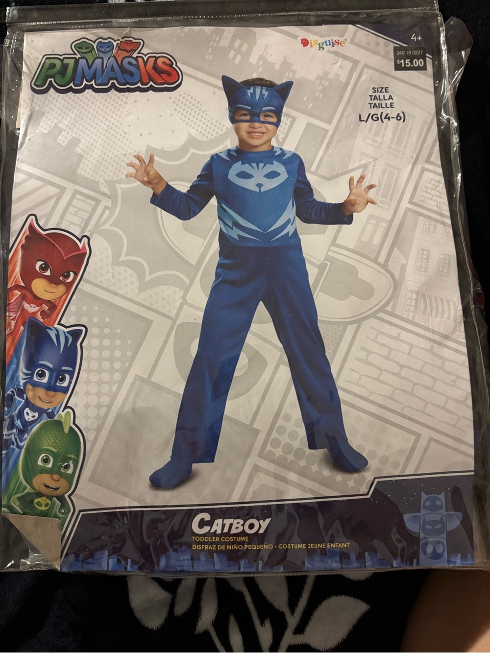 Catboy Costume for Kids - Blue